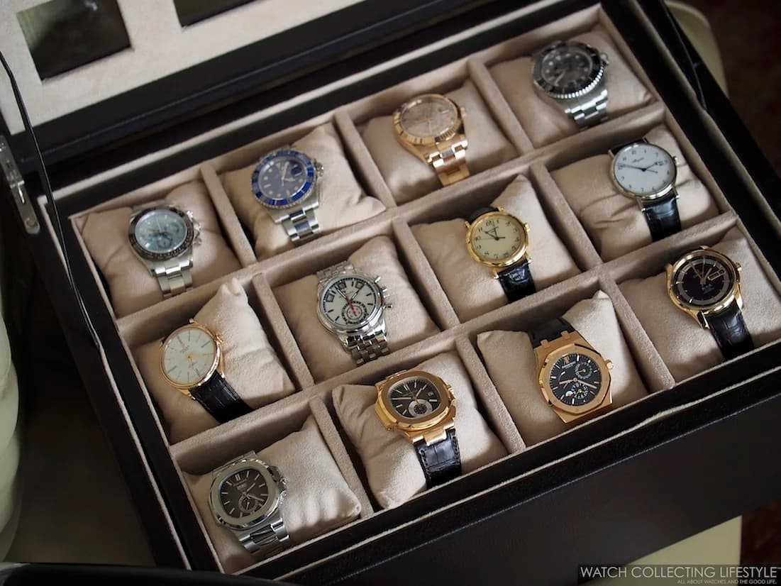 Luxury watch collection